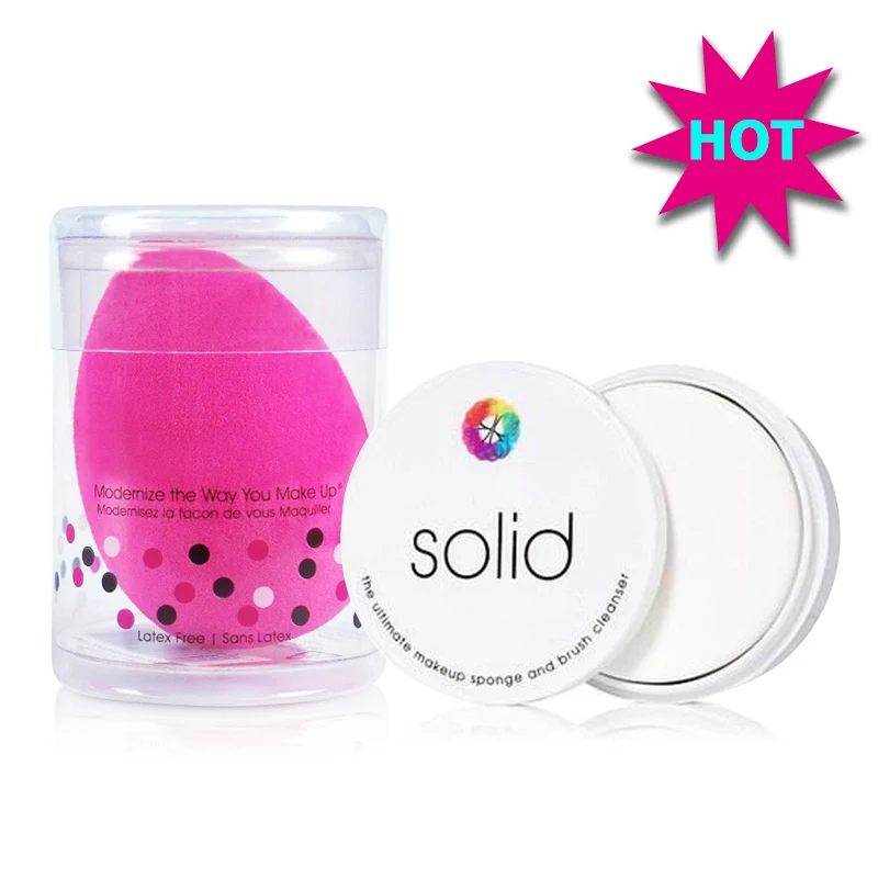 Кисть для макияжа без гидрофила губка основы консилер пудра PUFF & Clean Soap