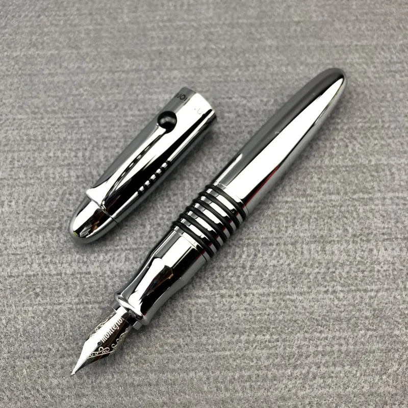 Ceny Wysokiej Klasy Metalowe Wieczne Pióro Mosiężny Atrament Do Długopisów Absorpcja New York Design Biznesowy Podpis Biurowy