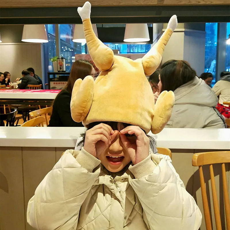 Шапка в стиле знаменитостей из Интернета Рождественская шапка с резными ногами