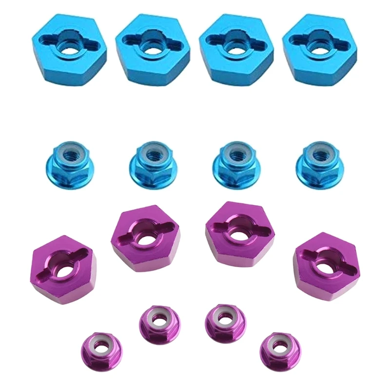 

1/24 Model Car Metal Wheel Hex Drive Hub Adaptor Upgrade Supplies RC Hobby Cars