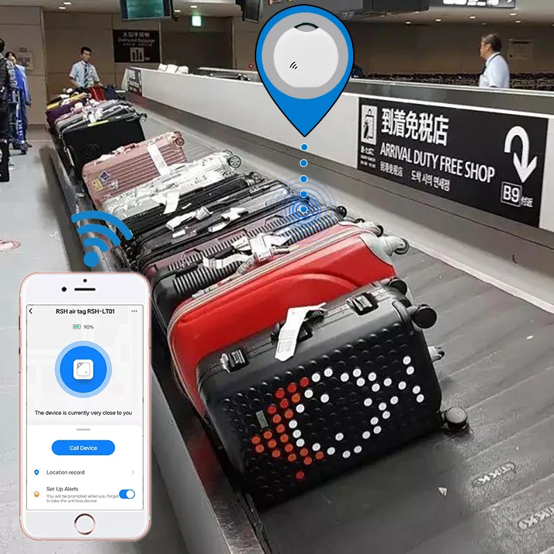 Фото Смарт-трекер с Bluetooth, устройство для обнаружения объектов, умное приложение с Bluetooth, смарт-метки, устройство для защиты от потери, трекер мест... №4