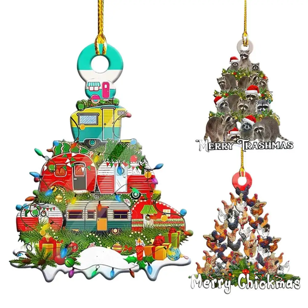 

Рождественская подвеска с изображением жука, Деревянные Подвески для рождественской елки, рождественские стили, DIY деревянный браслет, оже...