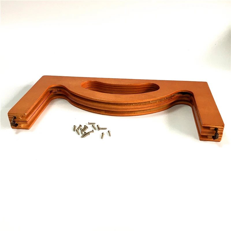 Цельный 25 см твердый деревянная Сумочка каркас натуральное дерево Diy аксессуары