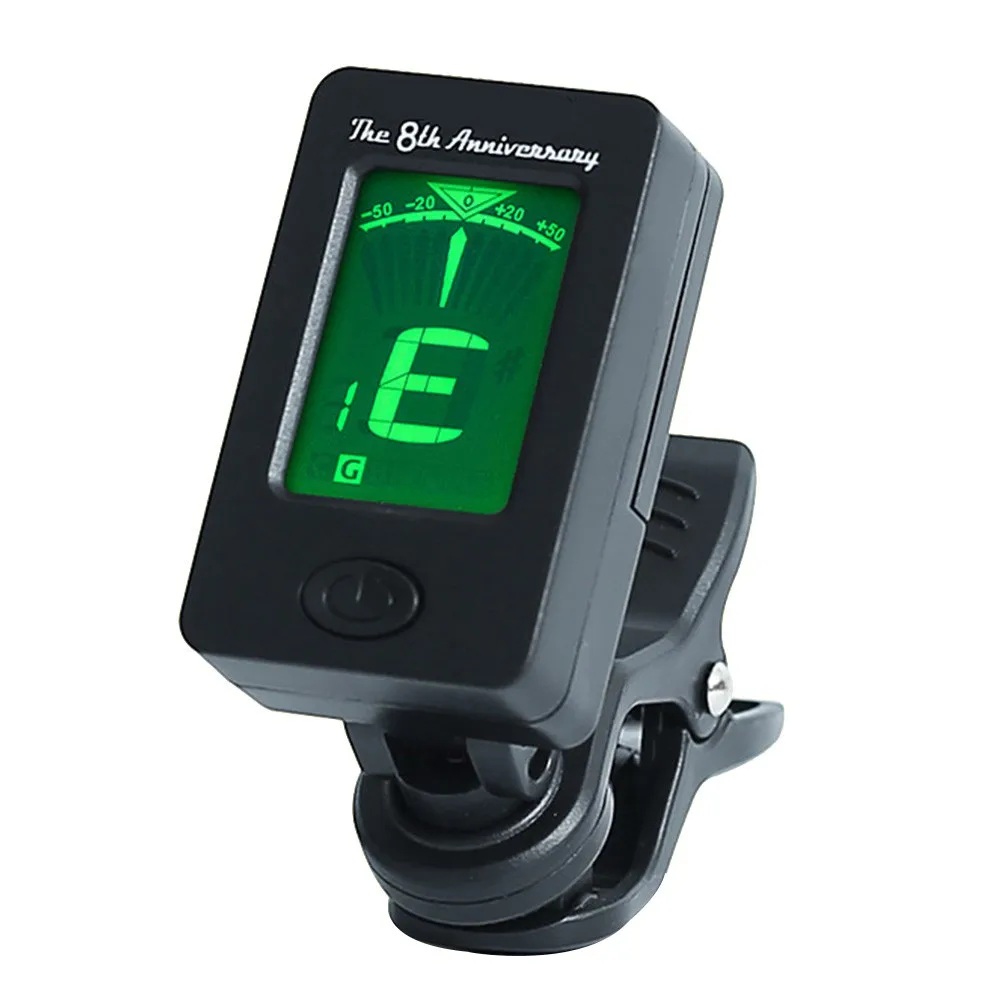 

Electric Digital Guitar Tuner LCD Clip-On Chromatic Acoustic Bass Violin Ukulele 360 Degree Rotatable LCD Guitarra Tuner