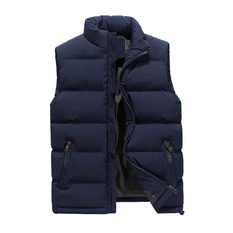 Мужской спортивный костюм жилет на пуху толстовка с капюшоном и штаны эластичный