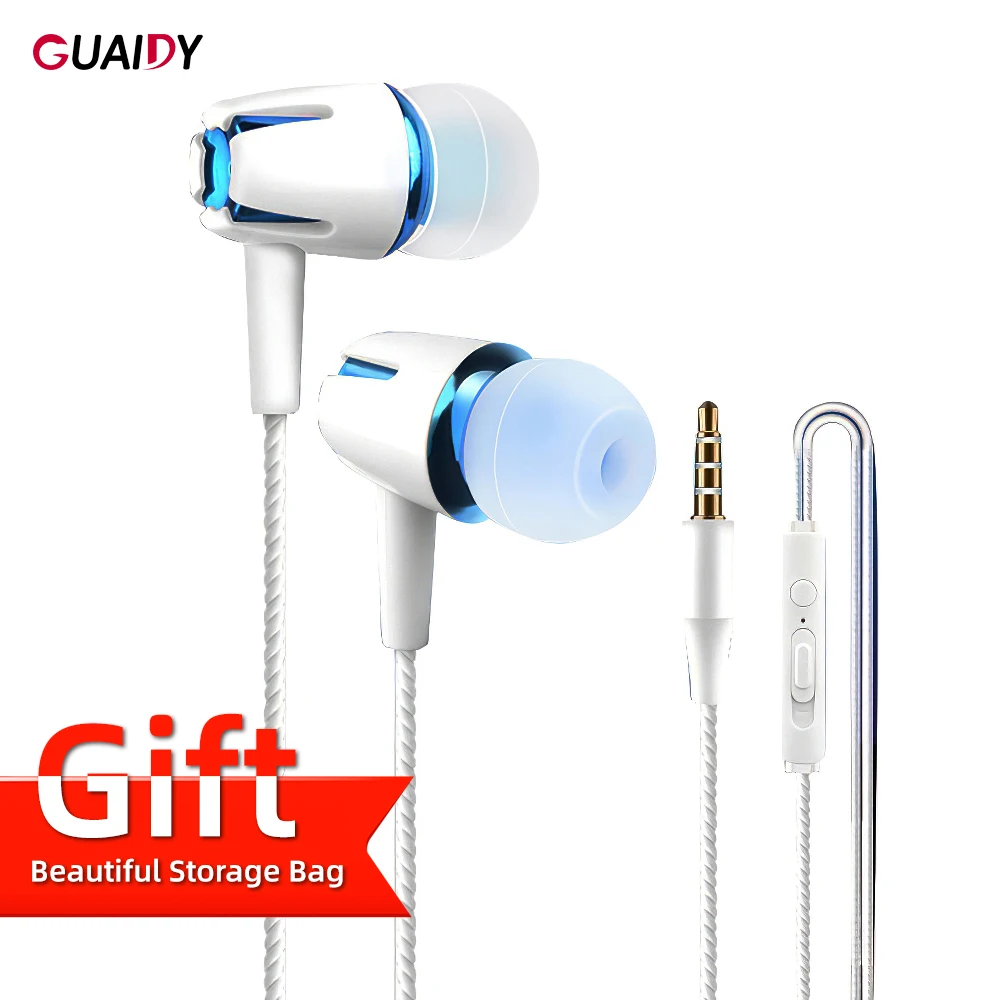 Тяжелый бас проводные наушники мобильный телефон спортивные музыкальные в ухо 3 5