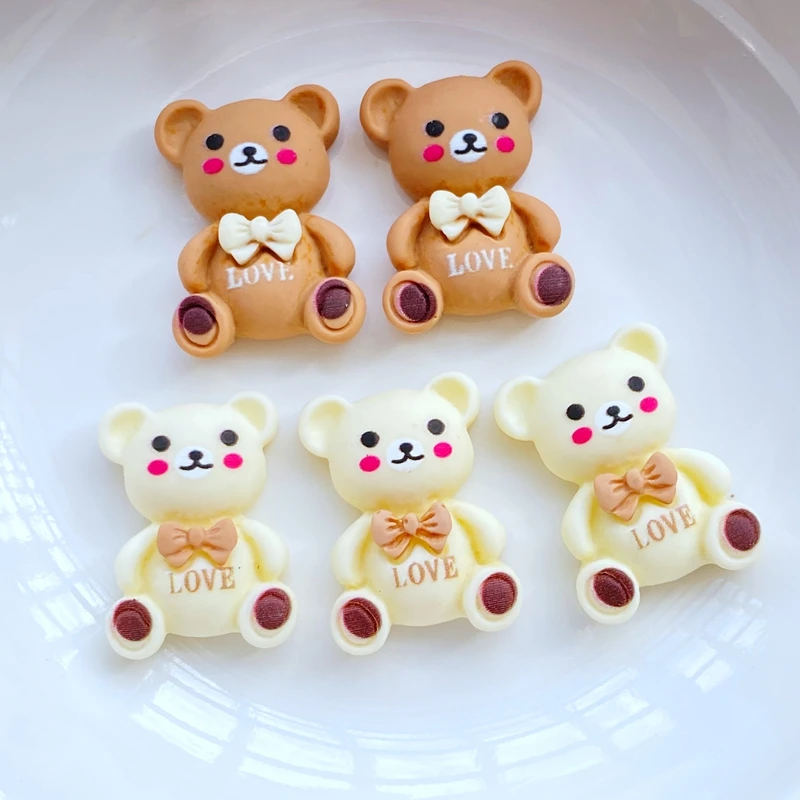 

Мини-медвежонки из полимера TSXJY, набор из 10 штук