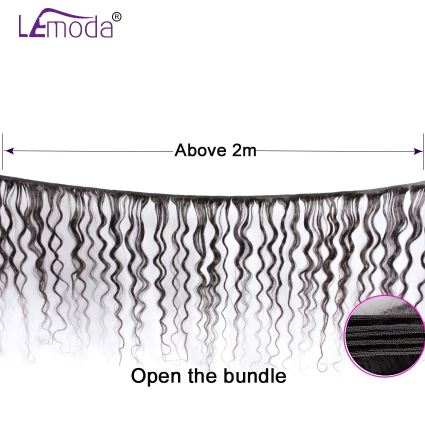 LeModa малазийские волнистые 4 пучка с закрытием 5 шт/лот человеческие волосы Remy для