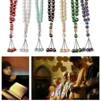 33 beads muslim prayer beads folk custom resin muslim islamic worry bead prayer beads handmade multicolor optional
