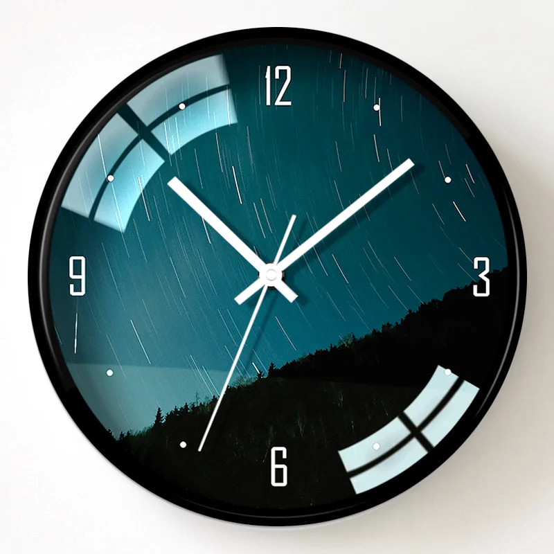 Large Mute Wall Clock Nordic Living Room Mechanism Watch Relojes Madera Pared Home Decoration Modern Design DD55WC | Дом и сад