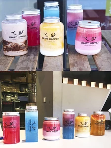 Пластиковая прямая одноразовая бутылка для напитков, 20 шт.лот