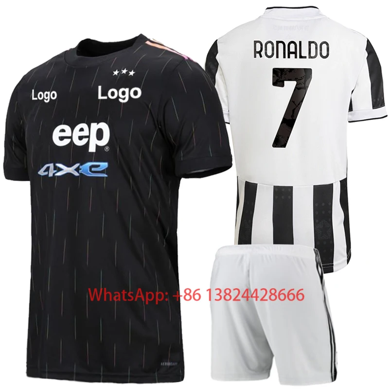 2012 22 Juvees Home Kit Footba рубашка для мужчин и детей футбольный костюм Роналду paypal