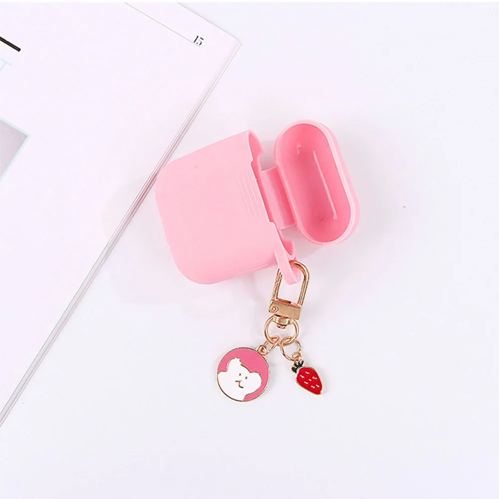 Модные брелки в виде клубники медведя мультяшная Милая Автомобильная сумка