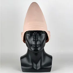 only mask Conehead Маска Из Латекса инопланетянина Косплей яичная голова конические маски шлем Хэллоуин Карнавал вечерние реквизит - Цвет: only mask