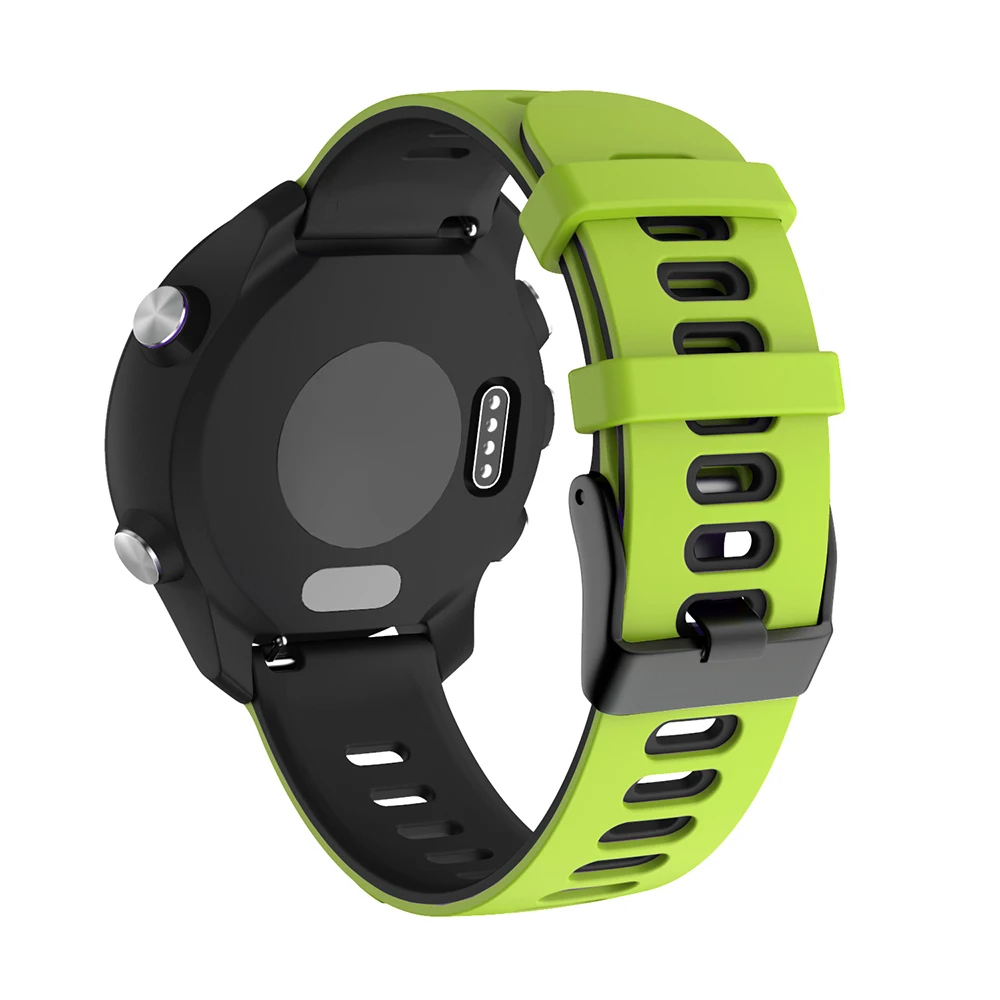 Спортивный силиконовый ремешок 20 мм для смарт часов Garmin Forerunner 245 245M 645 Samsung Galaxy Watch