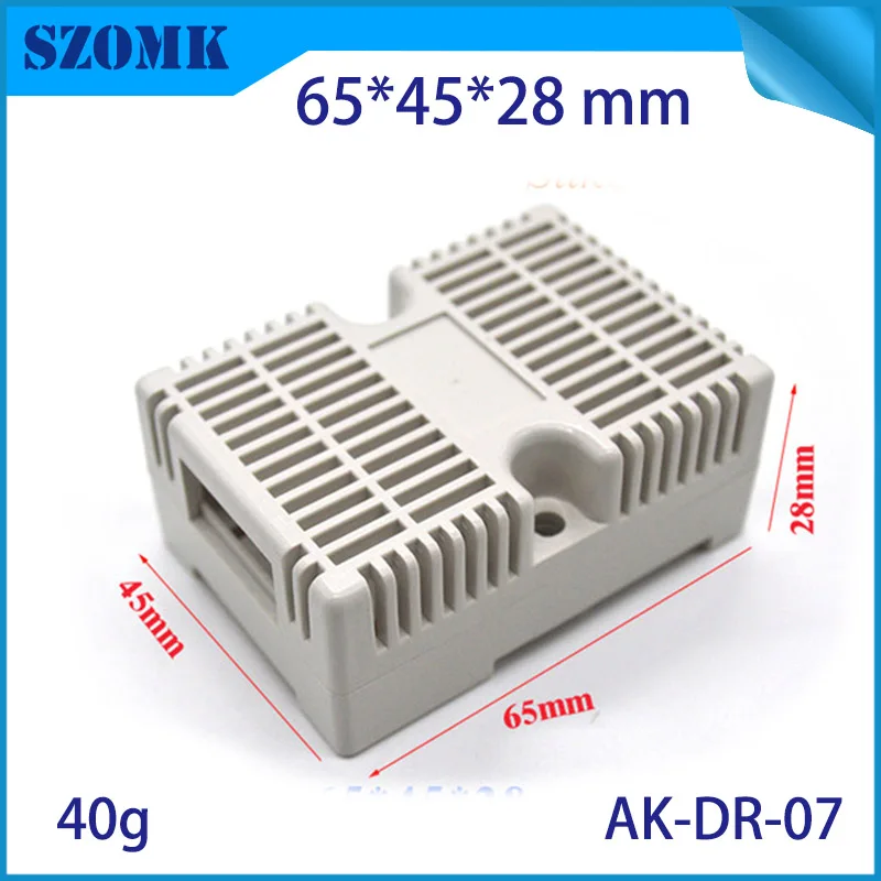 (2 шт.) пластиковый корпус на din рейку для электроники настенный электрического