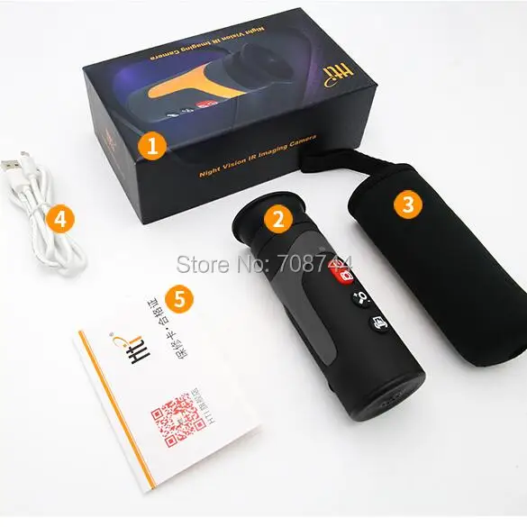 HT 220D инфракрасный Ночное видение бинокль Камера Термальность для охоты|Приборы