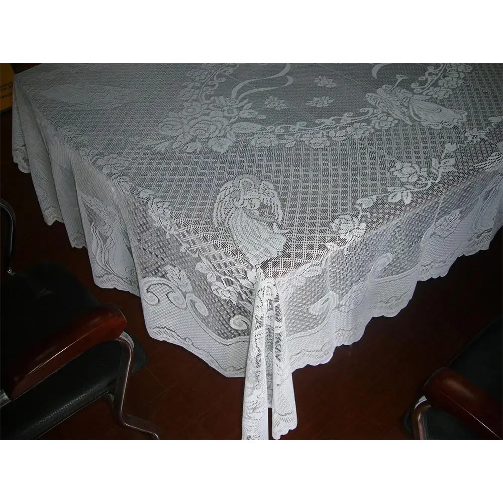 GloryStar Рождество Ангел кружево белая Банкетная скатерть деревенские украшения