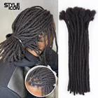 Афро Курчавые объемные человеческие волосы, плетеные 100% человеческие волосы для дредов, плетеные косички, человеческие волосы для наращивания, 204060 нитейлот