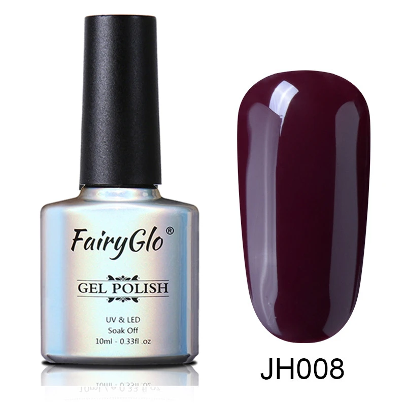 JH008 FairyGlo 10 мл Платиновый Гель-лак для ногтей впитывающий блеск Гибридный лак Полупостоянный эмалированный лак для нейл-арта Маникюр для гелей - Цвет: JH008