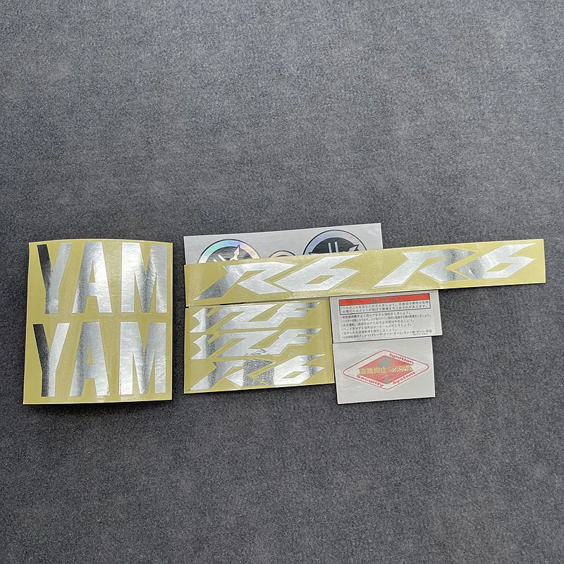 Виниловые наклейки с гравировкой на боковой стороне мотоцикла для бака газом Yamaha