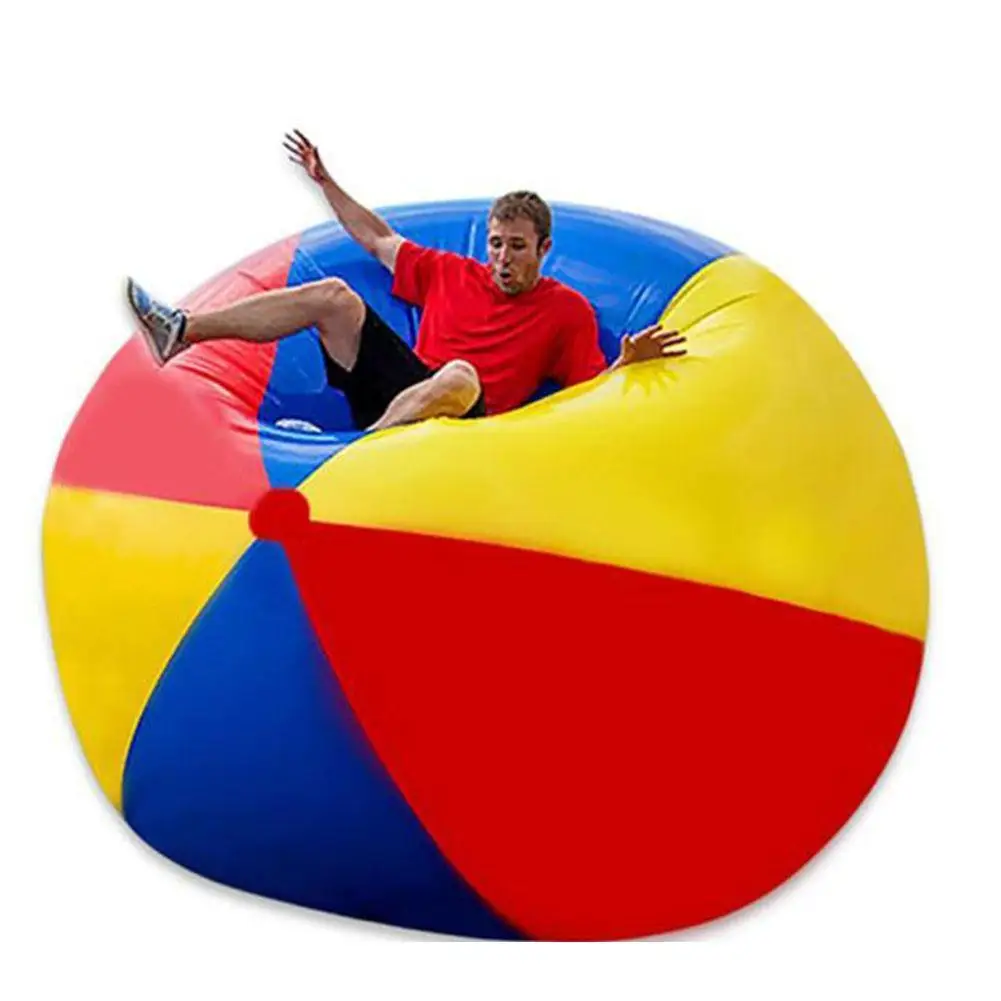 

beach pool party play inflatable 80/100cm Huge Water PVC Play Toy Sport Game Summer Fun Adults Children Outdoor Balloon Bal T0D1