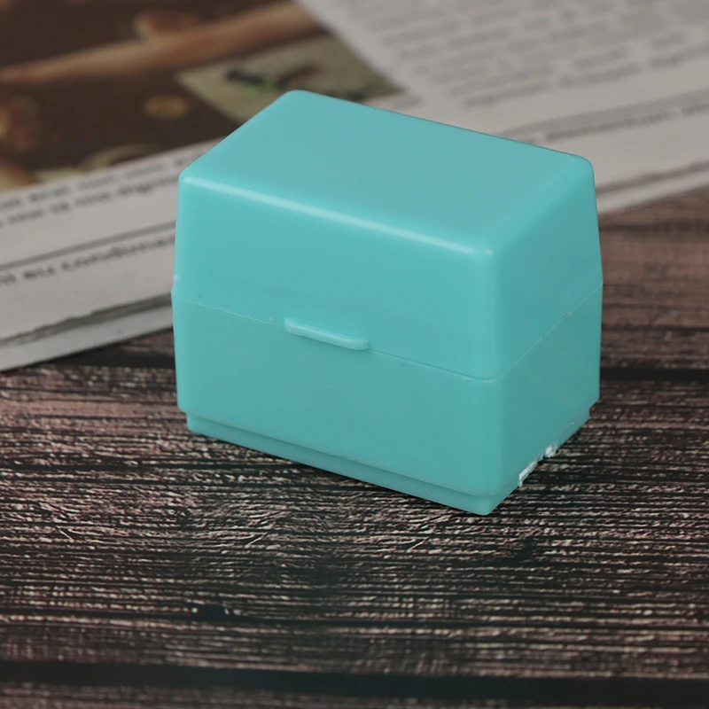 1 шт. самостоятельный роликовый штамп офисный пачкающий код охранная защита