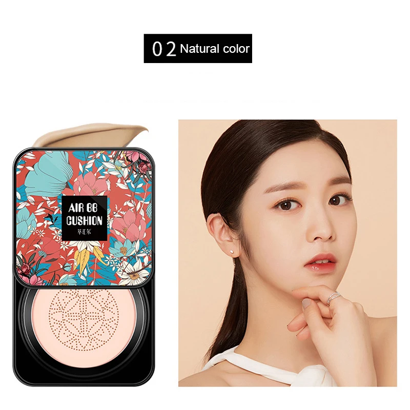 

Mushroom Head Air Cushion CC Cream Natural Moisturizing Foundation Concealer Face Makeup BB Cream Cosmetics maquillage TSLM1