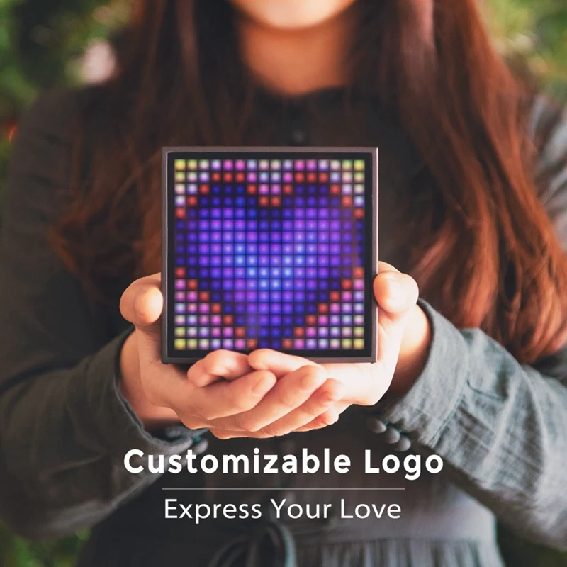 Divoom Bluetooth портативный динамик креативный будильник программируемый пиксельный