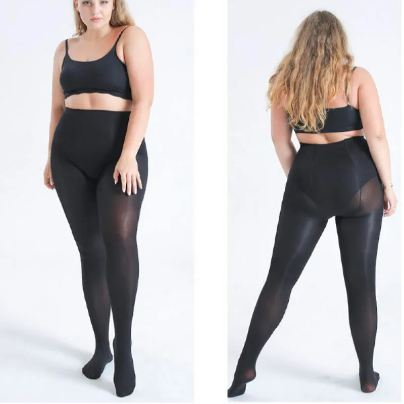 Тонкие колготки ATHVOTAR 5XL Суперэластичные облегающие для женщин компрессионные