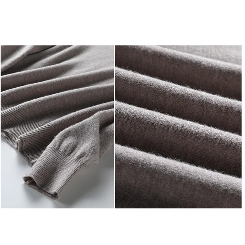 

Bottoming Shirt OL Commuter Casual Autumn Women's Loose And Thin V-neck Knitted 2020 Sweater Pullover 2020 Lady Plus Size Female