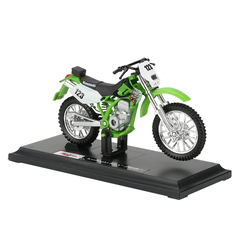 Maisto 1:18 Модель мотоцикла Игрушка сплав горный велосипед KLX250SR внедорожный