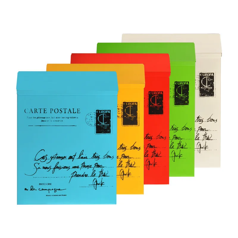 Ретро американский пасторальный настенный почтовый ящик модные ящики для газет