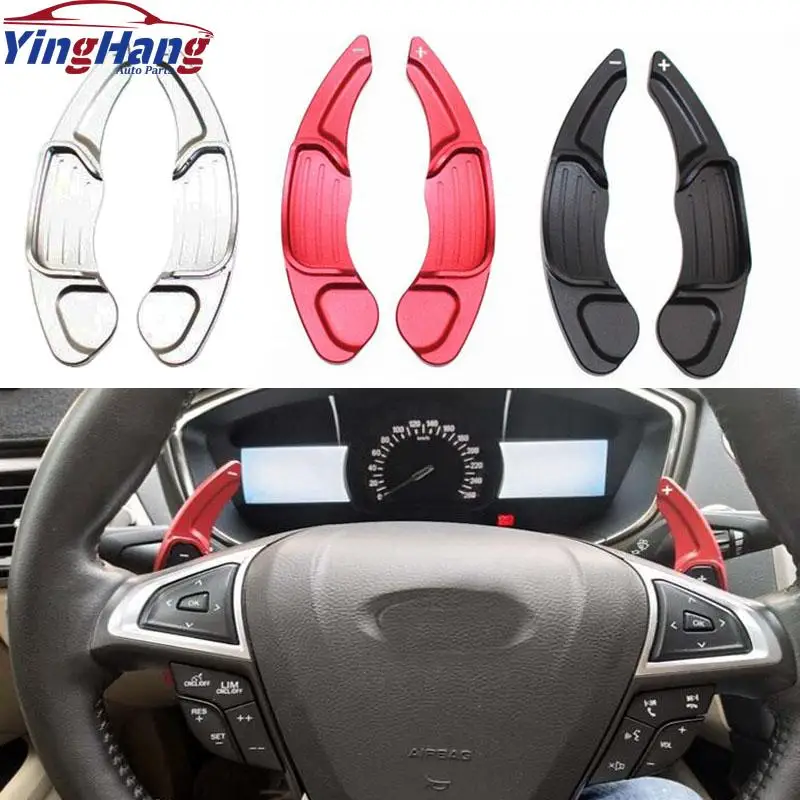 

Алюминиевый Рычаг переключения передач на руль для Ford Mondeo/ Edge/Taurus /Lincoln, 2 шт., удлинитель, аксессуары для стайлинга автомобиля
