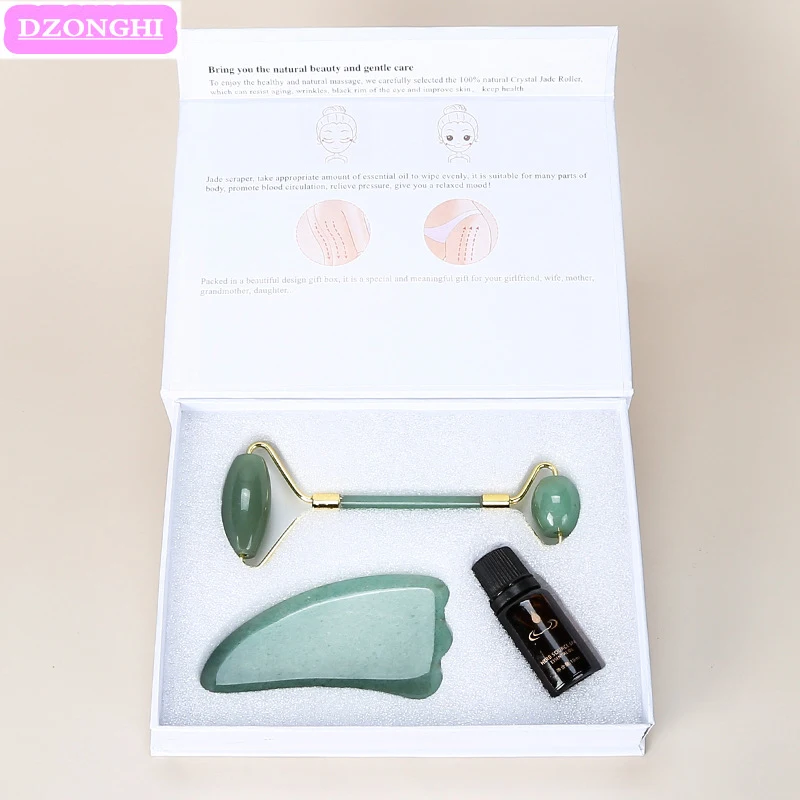 Нефритовый массажер искусственный роза косметический массаж вращающийся камень