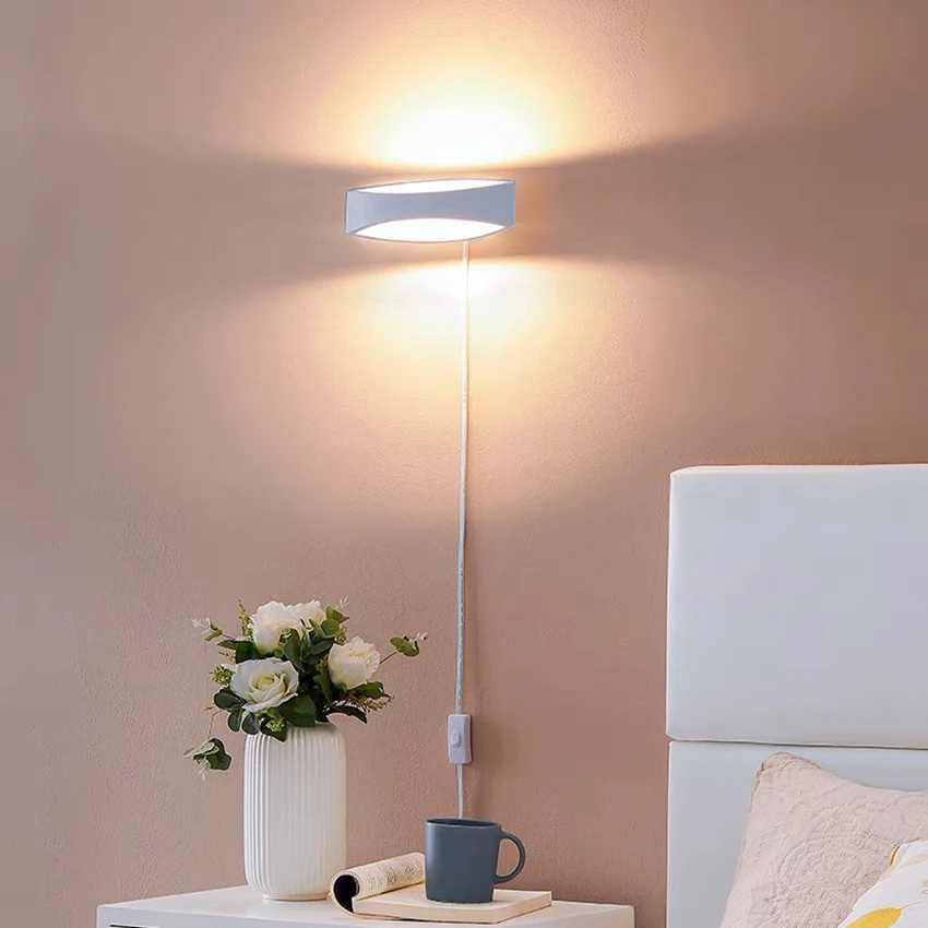 LED Interior Decoration Home Modern Minimalist Bedroom Living Room Study Bedside Warm Atmosphere Wall Lamp LP59