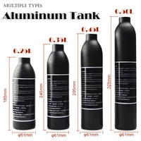 aluminum co2 air tank all in one explosion proof 4500psi pcp paintball cylinder high pressure soda bottle m181 5 strong sealing
