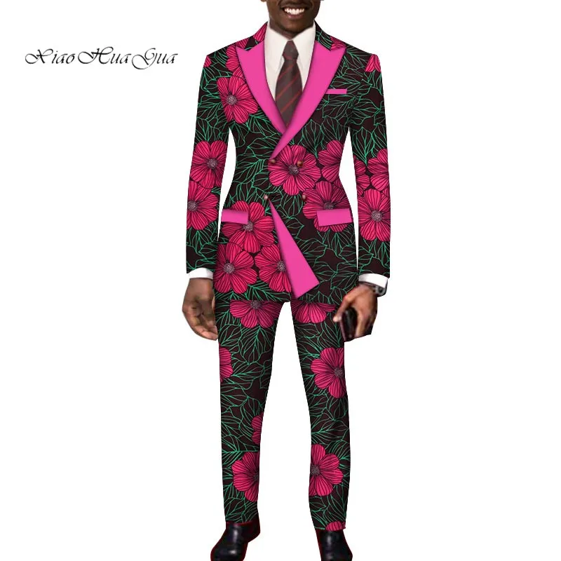 Комплект из 2 предметов для мужчин комплект в африканском стиле Комплекты фут