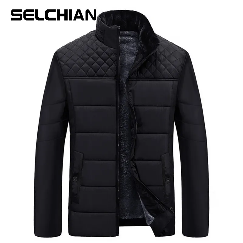 

Winter Men Coats Warm Fleece Cotton Jackets