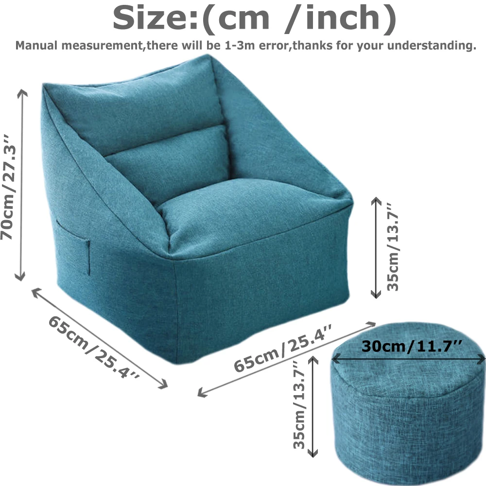 Взрослые дети Отдых на природе вечерние пуф диван кровать игровой буфами рукавах