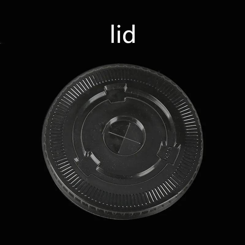 plastic lid 50 шт. Высокое Качество бусины в форме сердца крафт-бумага изотермическая чашка крышка 400 мл 12 унций одноразовый для кофе чая холодной чашки для горячих напитков с крышками - Цвет: plastic lid