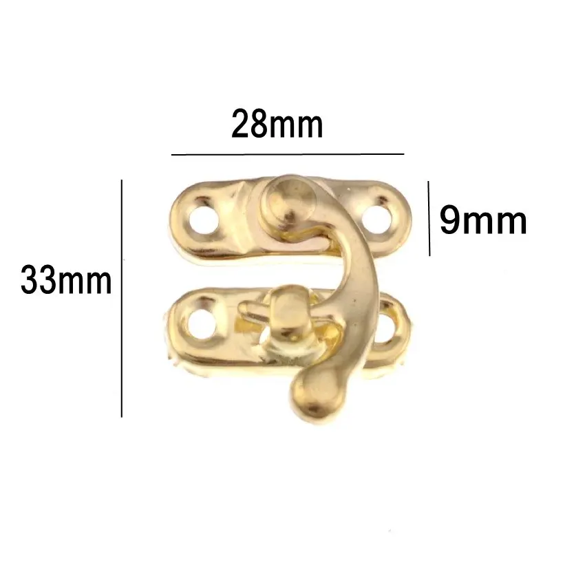 Бесплатная доставка 50 комплектов металлические крючки для ящиков защелка ящика