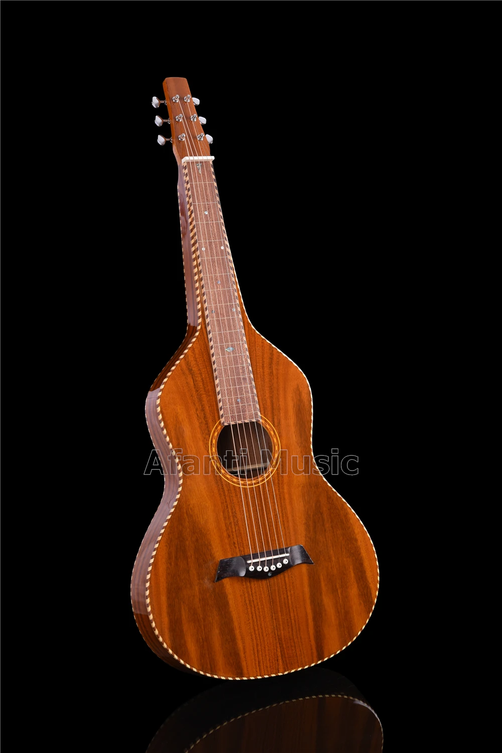 Гавайская горка All Koa Wood Weissenborn для музыки Afanti (HG 850)|Гитары| |