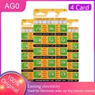 Горячая Распродажа 40 шт. Новинка AG0 кнопочные батареи LR69 LR521 SR521 LR63 379A часы калькуляторы электронный инструмент монетница