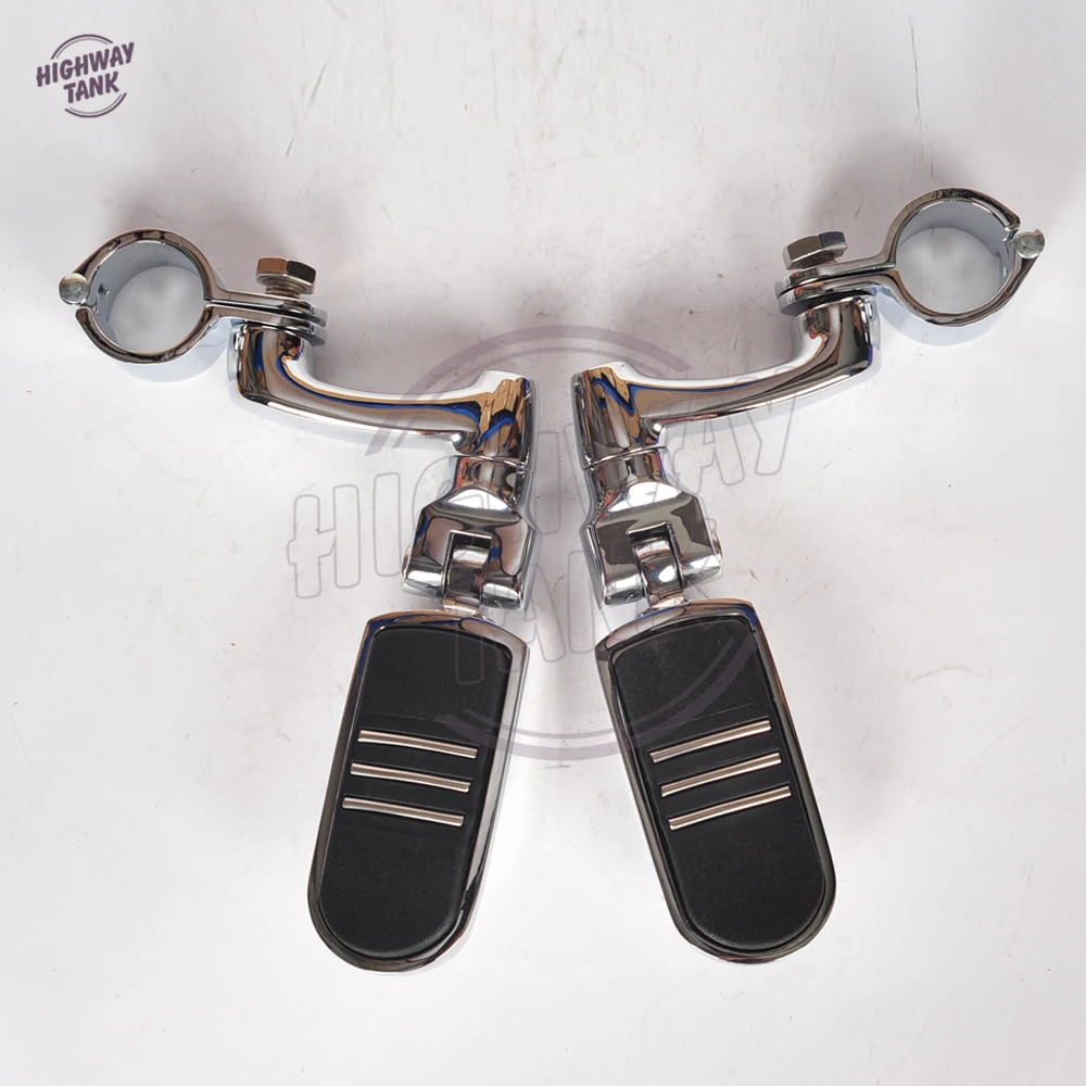 

Universal 1/4" 32mm Chrome Motorcycle Foot Pegs Footrests Foot Boards case for Harley ETC HONDA YAMAHA SUZUKI KAWASAKI