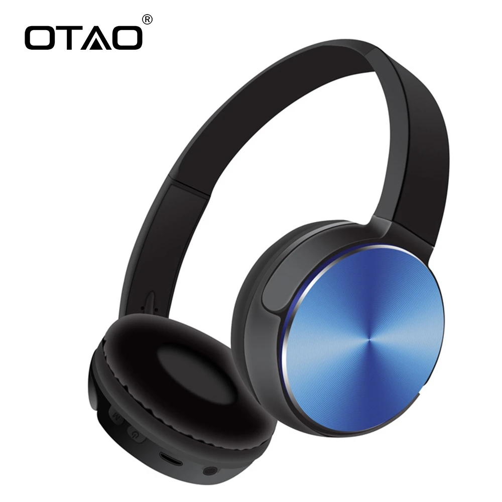 Беспроводная Bluetooth гарнитура OTAO 5. Портативные складывающиеся наушники Hi Fi