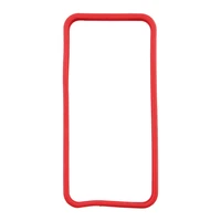 slim plastic bumper case for iphone 5 5s dual color rugged anti knock phone frame case