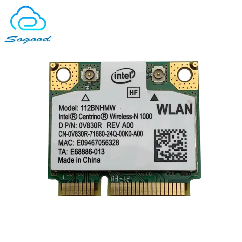Новая беспроводная сетевая карта Intel wifi Link 1000 112BNHMW 300M MINI PCIE для ноутбука Samsung ASUS