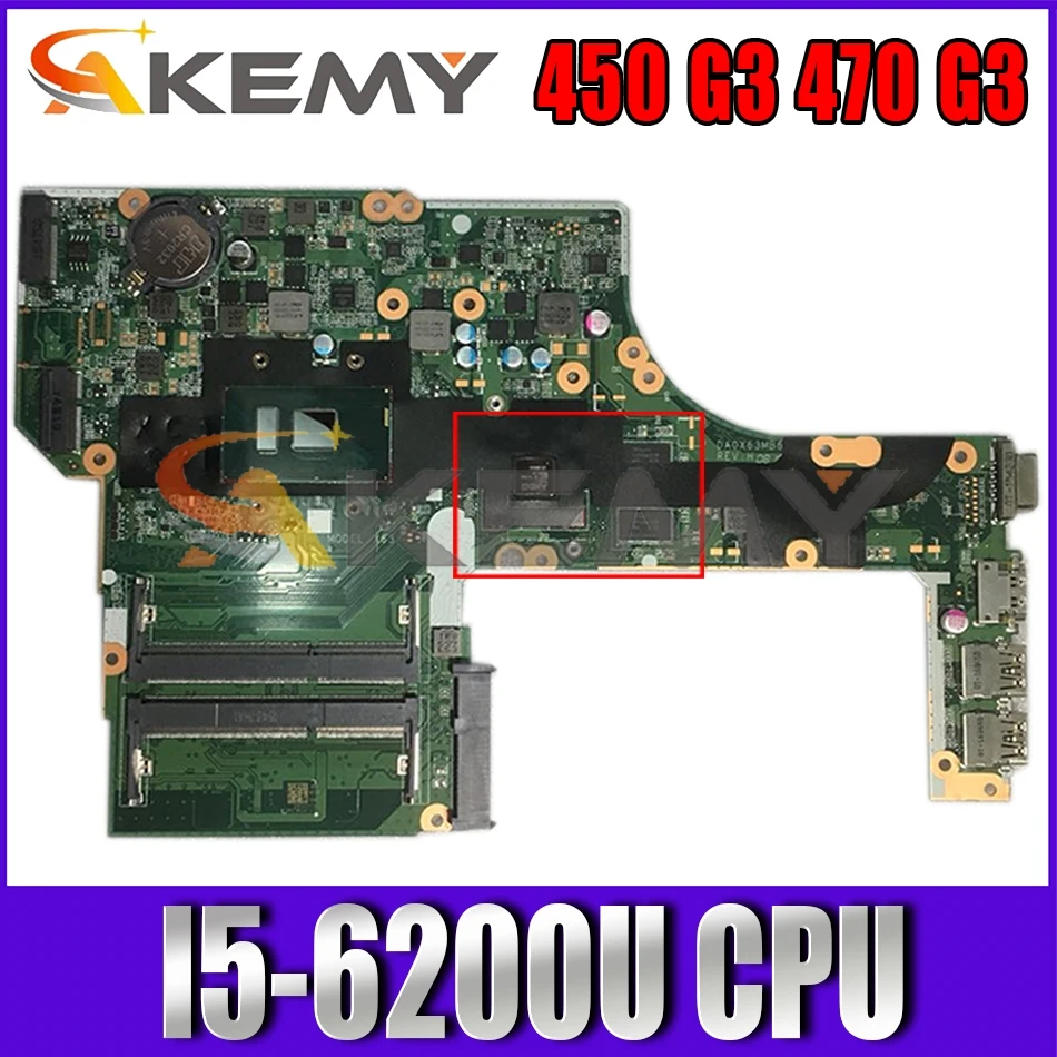 Akemy для процессора. I5. Материнская плата ноутбука Hp ProBook 450 G3 470 6200U Daox63mb6h1 тест ОК
