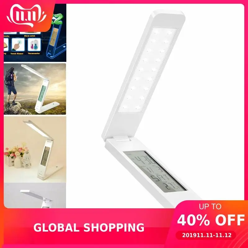 Диммируемый светодиодный настольный светильник Складная Аккумуляторная